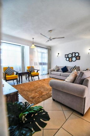 Halisi Stays Nyali 3BR Apartment with AC and Pool